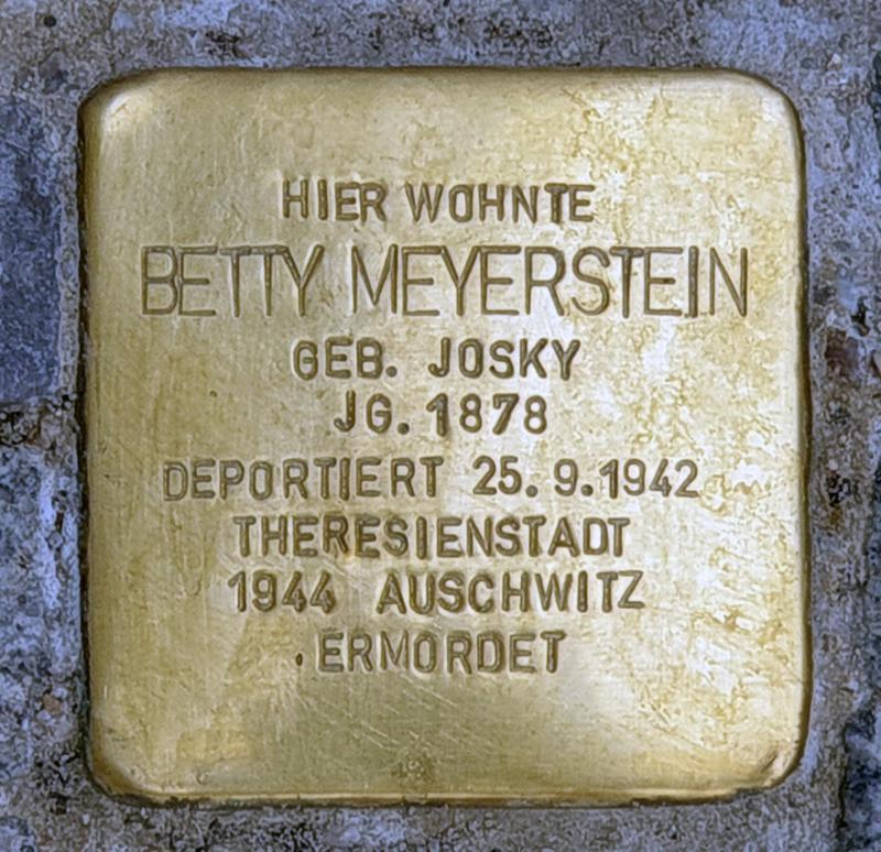 Stolperstein für Betty Meyerstein © OTFW
