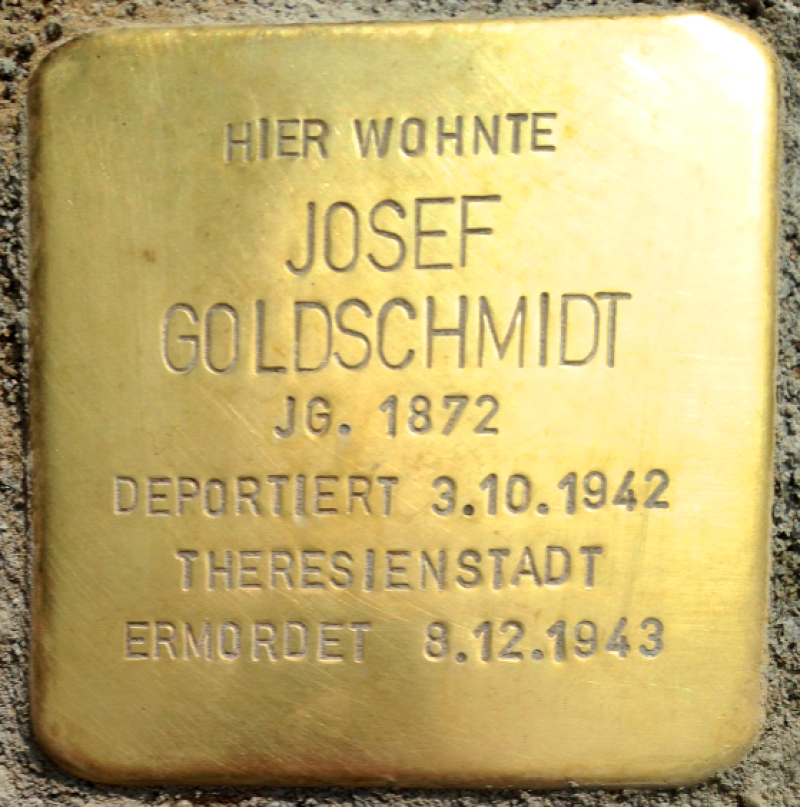 Stolperstein Josef Goldschmidt