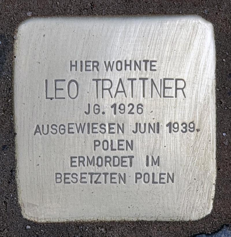 Stolperstein für Leo Trattner © OTFW