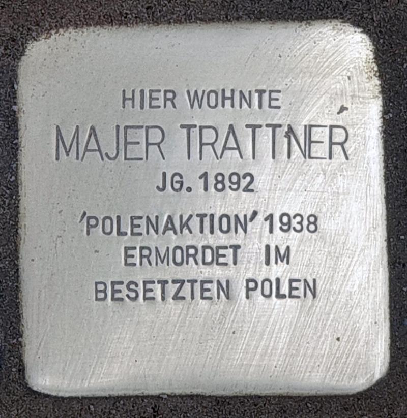 Stolperstein für Majer Trattner © OTFW