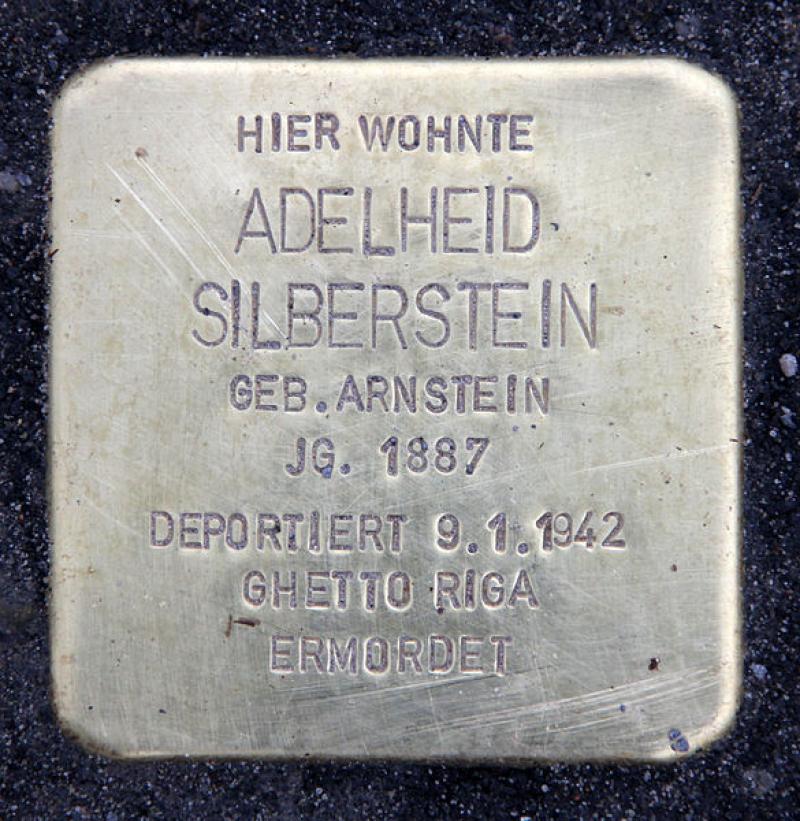 Stolperstein für Adelheid Silberstein