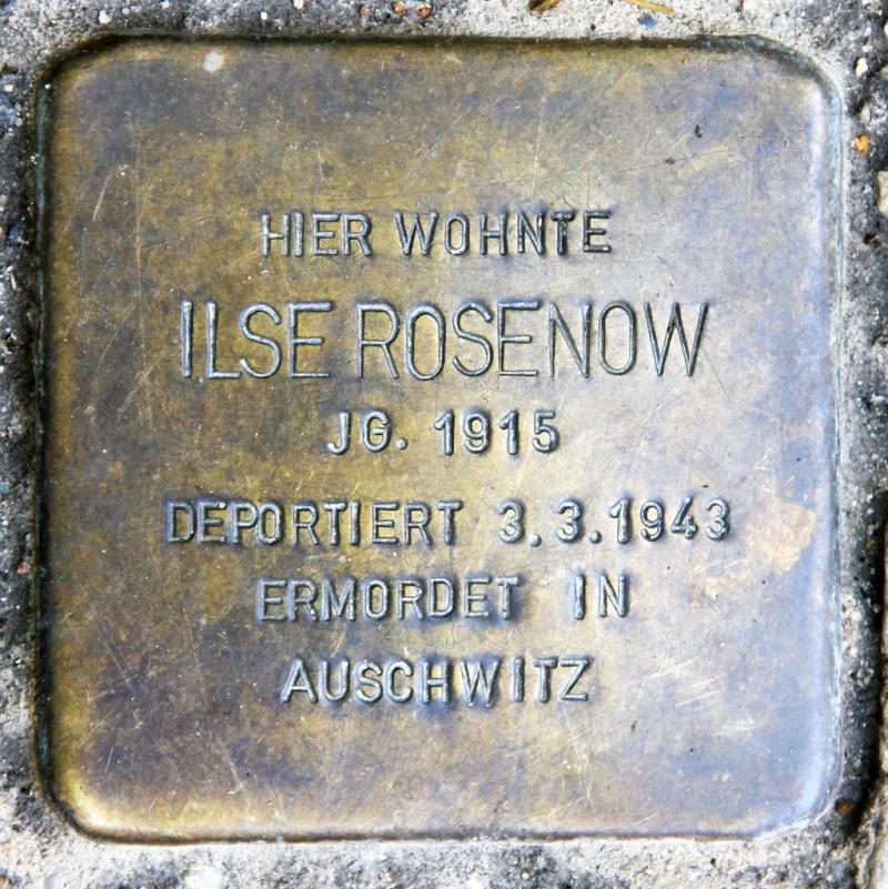 Stolperstein für Ilse Rosenow © OTFW