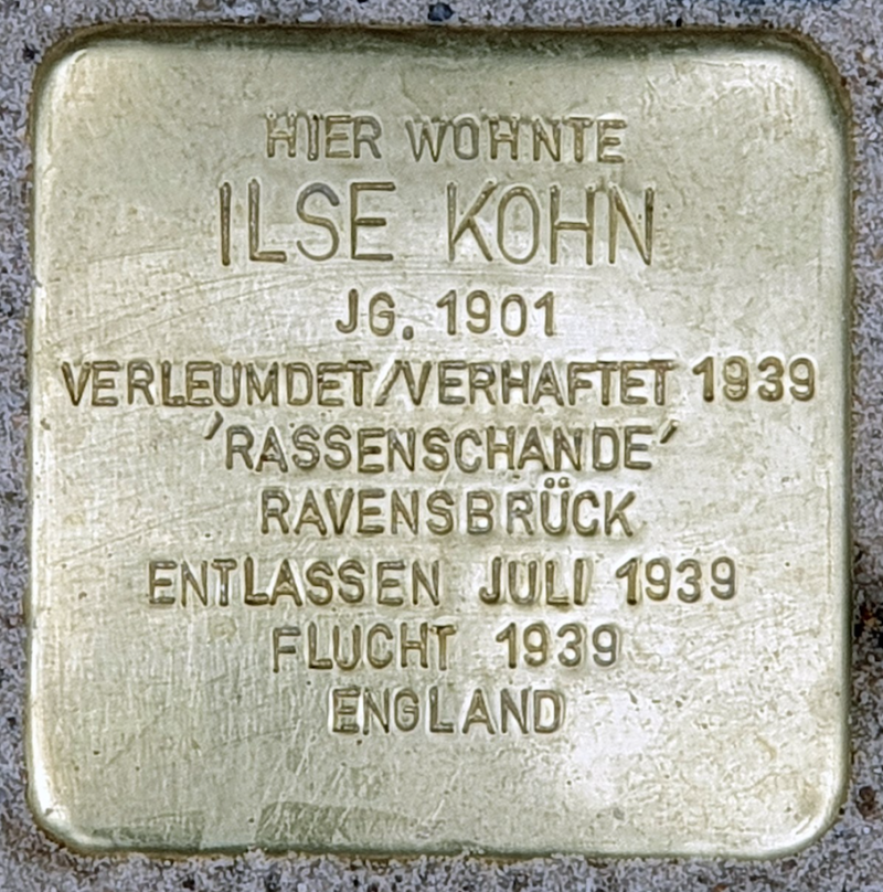 Stolperstein für Ilse Kohn © OTFW