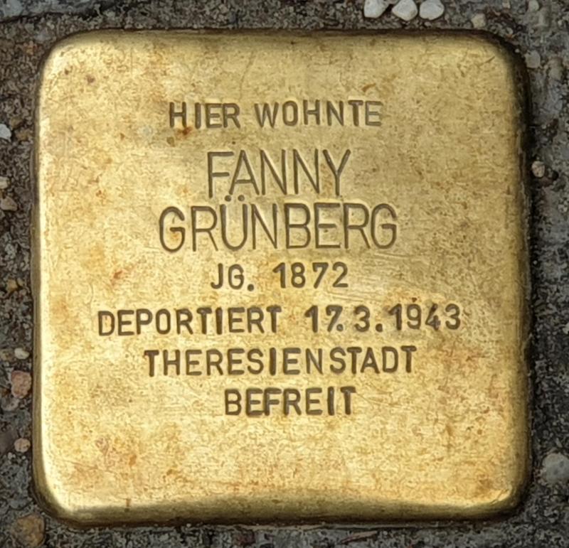 Stolperstein für Fanny Grünberg © OTFW