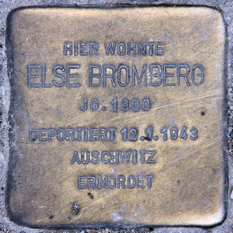 Stolperstein für Else Bromberg.
