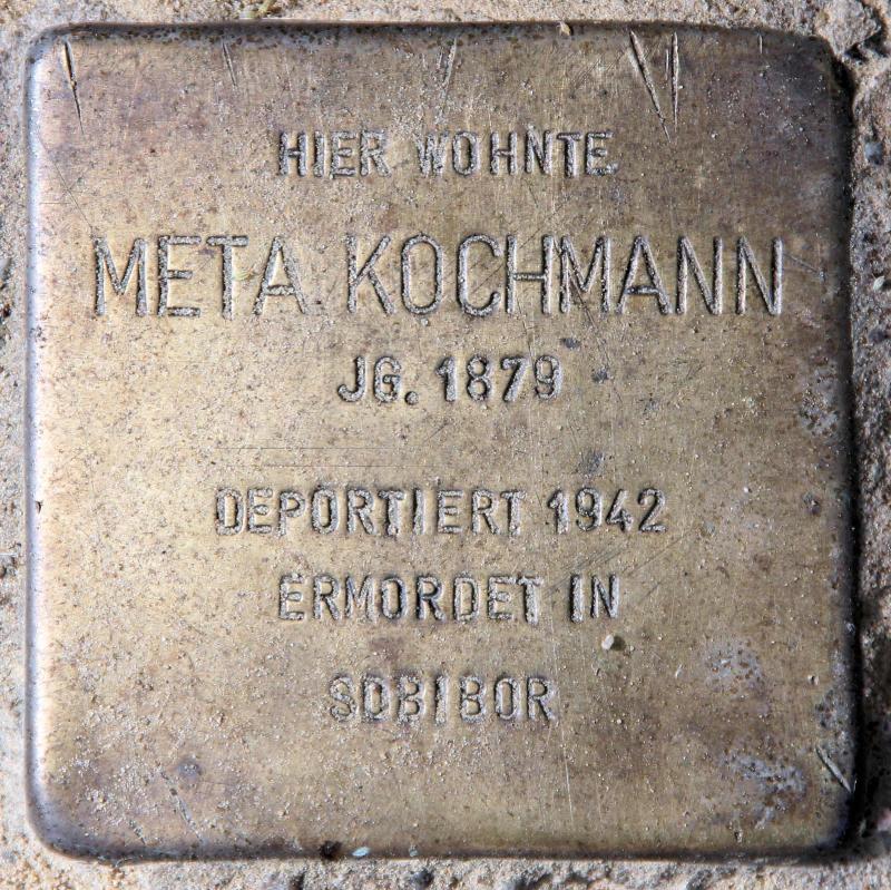 Stolperstein für Meta Kochmann.