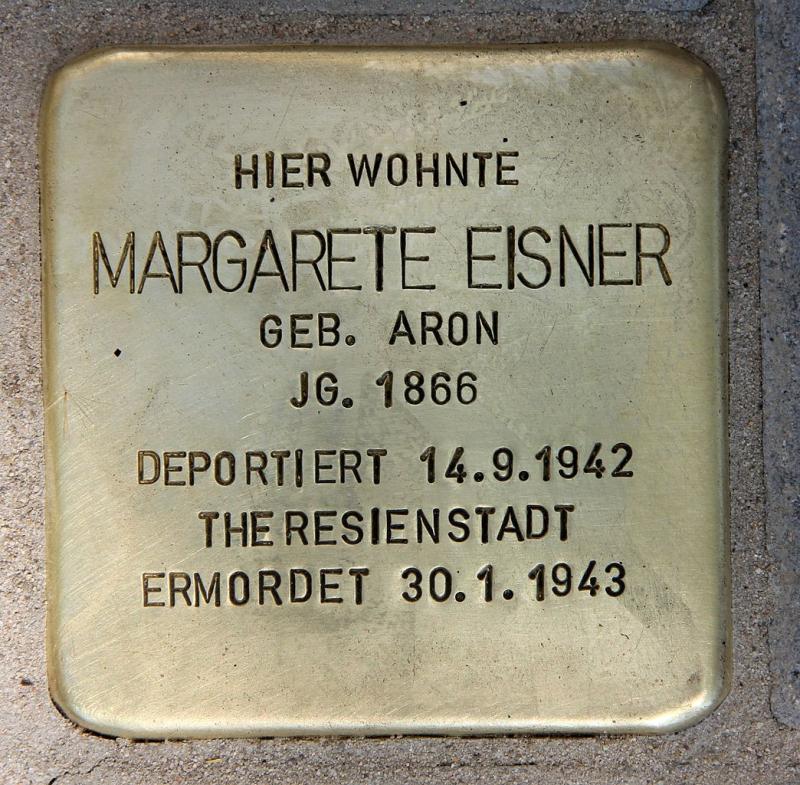 Stolperstein für Margarete Eisner © OTFW 