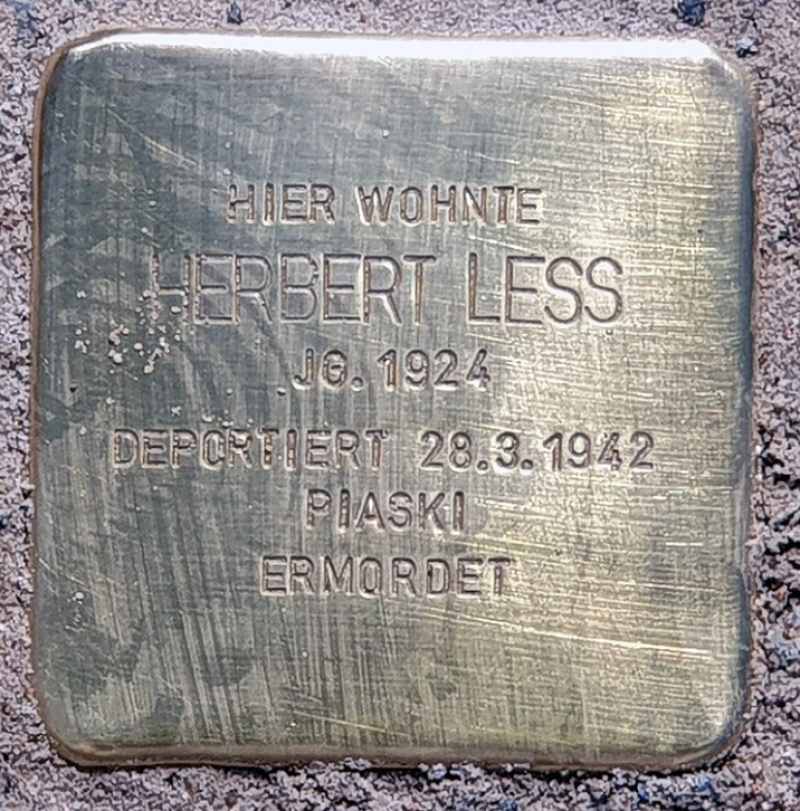 Stolperstein für Herbert Less © OTFW