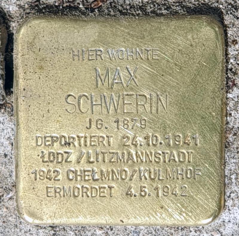 Stolperstein für Max Schwerin © OTFW