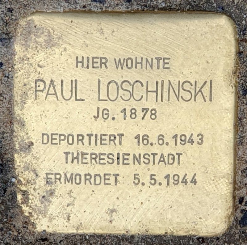 Stolperstein für Paul Loschinski © OTFW