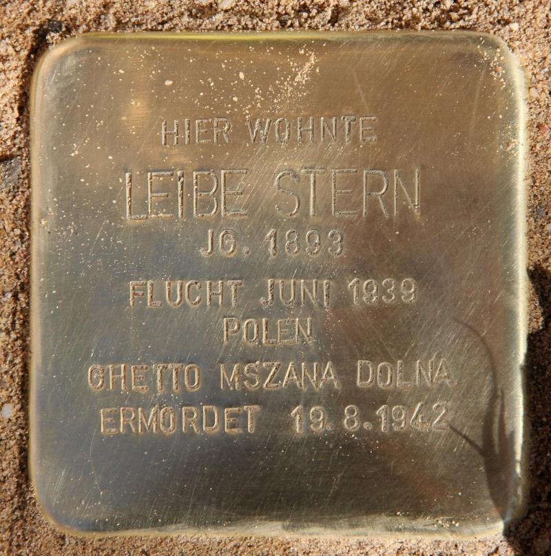 Stolperstein für Leibe Stern © OTFW