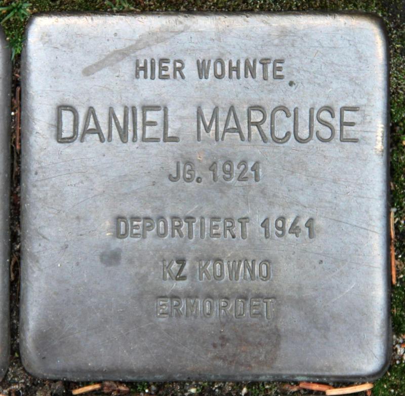 Stolperstein für Daniel Marcuse.