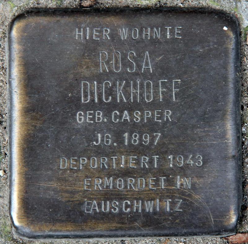 Stolperstein für Rosa Dickhoff