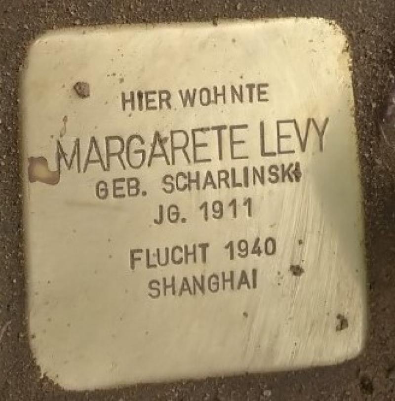 Stolperstein für Margarete Levy, Foto: Stolpersteine-Initiative CW, Hupka