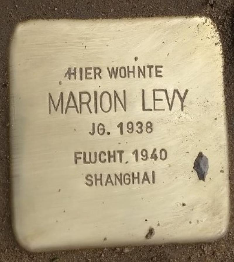 Stolperstein Marion Levy © Koordinierungsstelle Stolpersteine Berlin