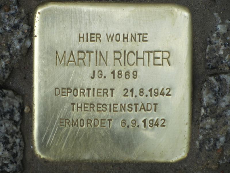 Stolperstein Martin Richter