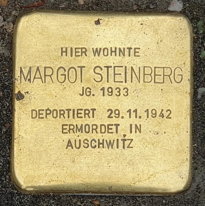Stolperstein Margot Steinberg, © OTFW