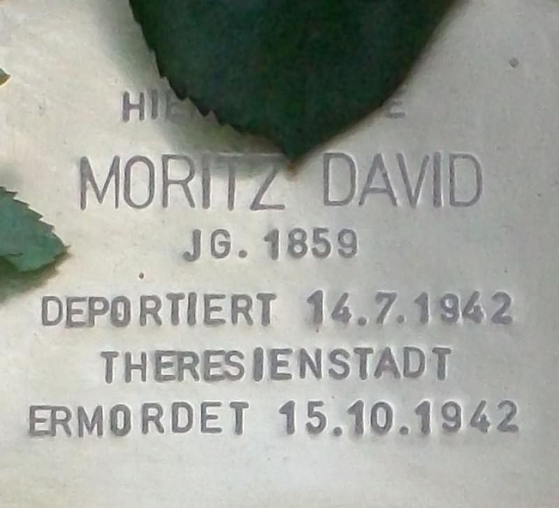 Stolperstein für Moritz David