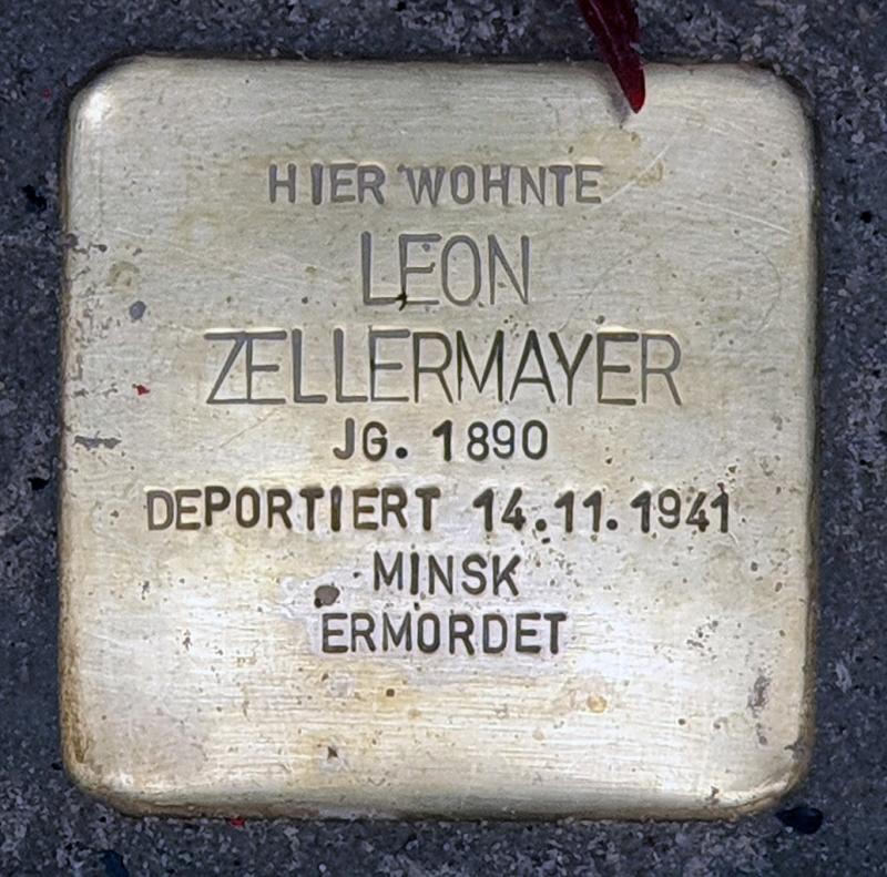 Stolperstein für Leon Zellermayer