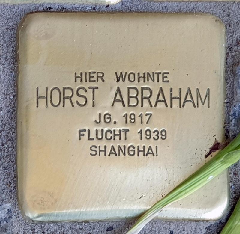 Stolperstein für Horst Abraham, Foto: OTFW