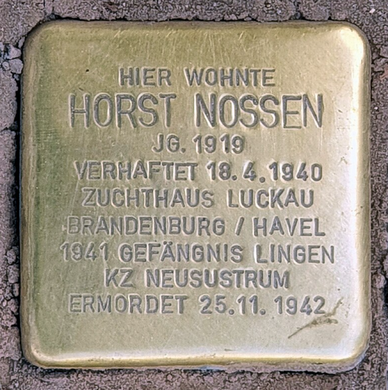 Stolperstein Horst Nossen © OTFW