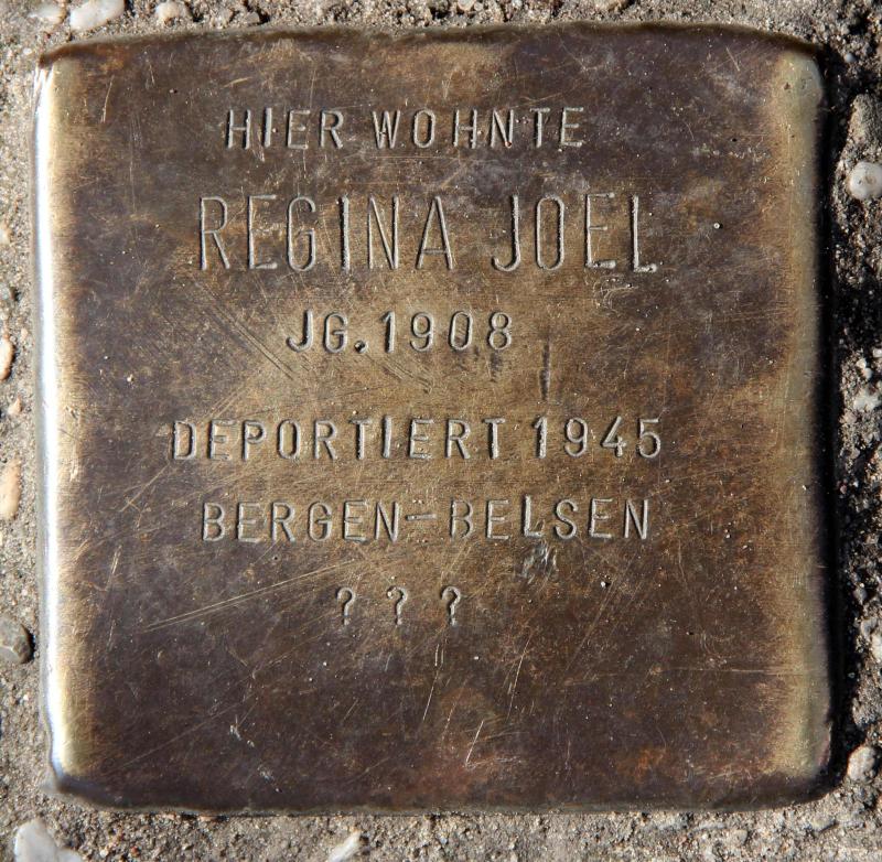 Stolperstein für Regina Joel.