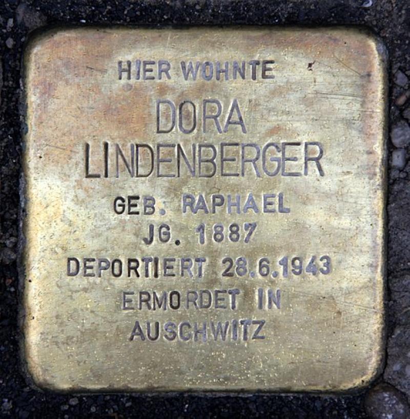 Stolperstein für Dora Lindenberger © OTFW