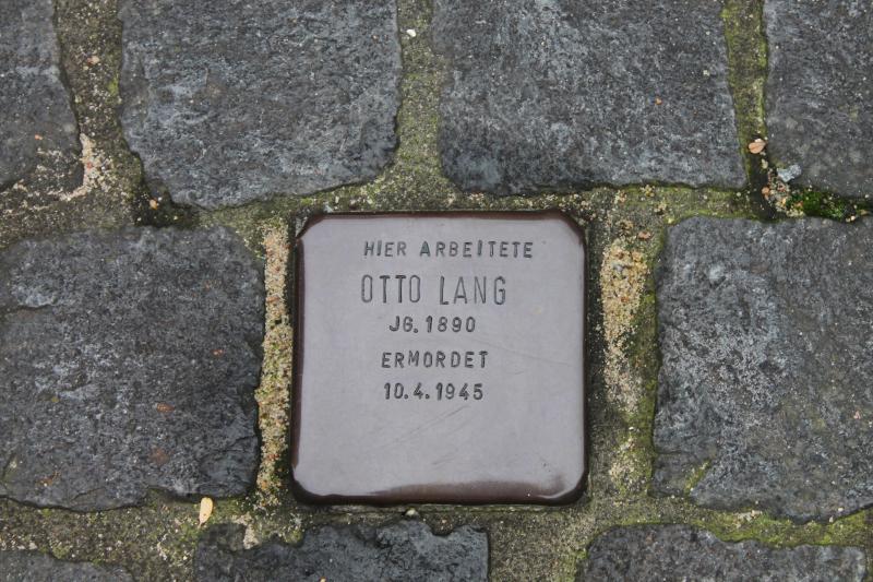 Stolperstein für Otto Lang