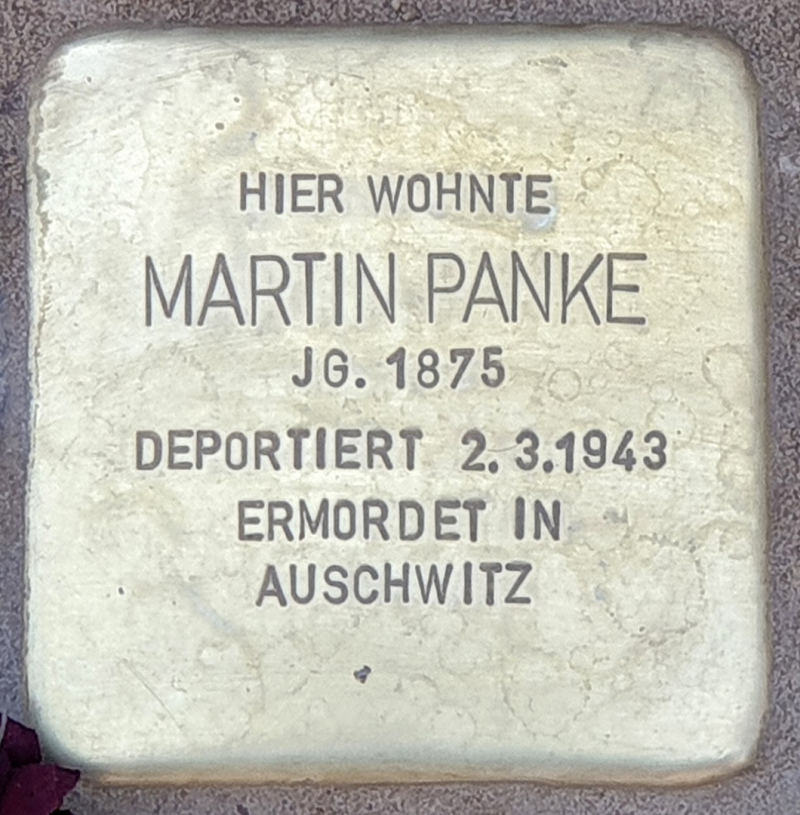 Stolperstein für Martin Panke © OTFW