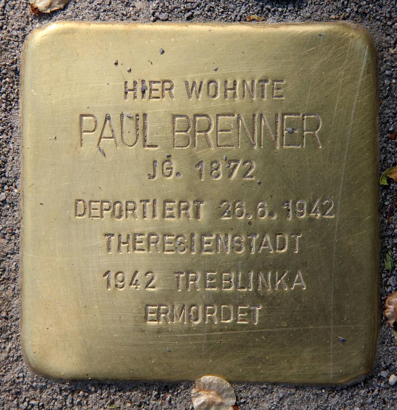 Stolperstein für Paul Brenner