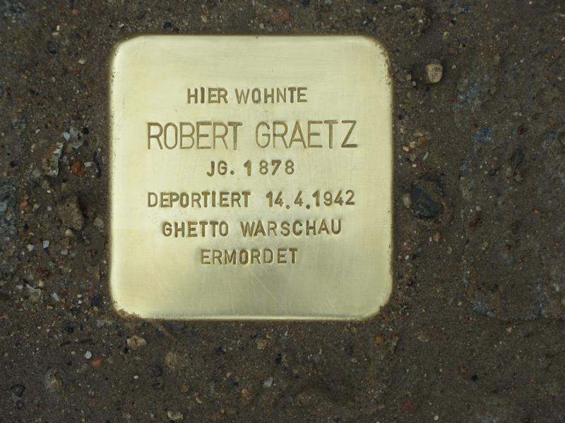 Stolperstein Robert Graetz