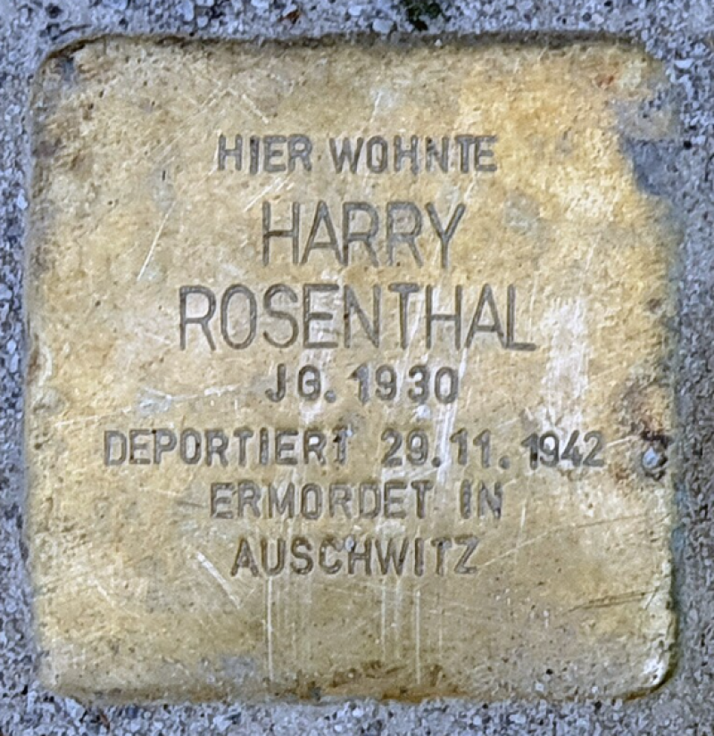 Stolperstein für Harry Rosenthal © OTFW