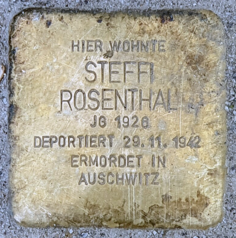 Stolperstein für Steffi Rosenthal © OTFW