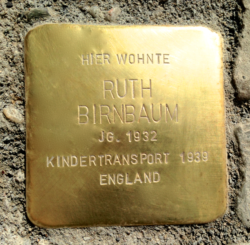 Stolperstein Ruth Birnbaum