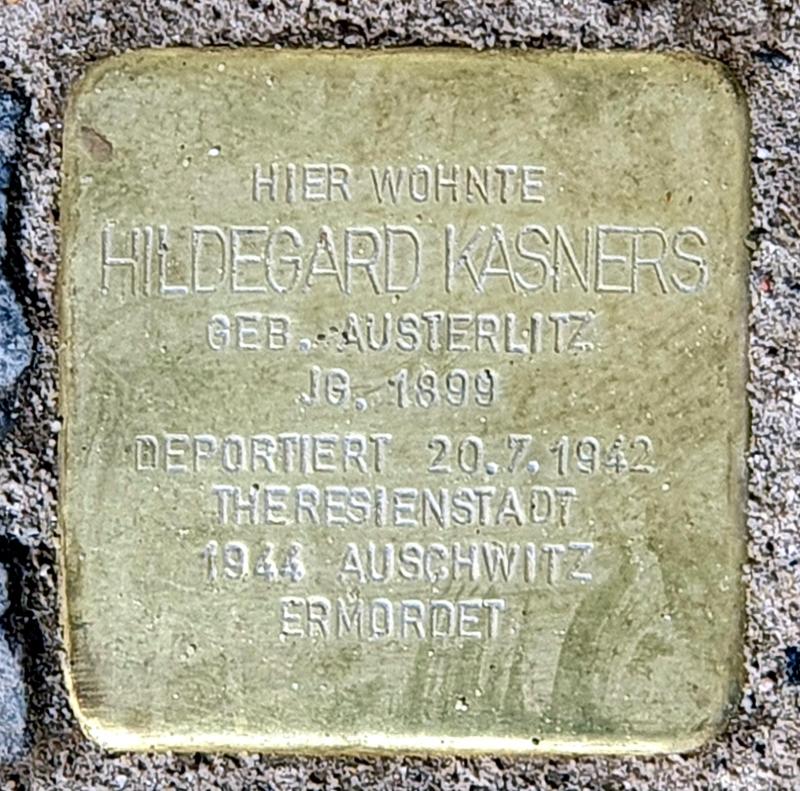 Stolperstein für Hildegard Kasners © OTFW