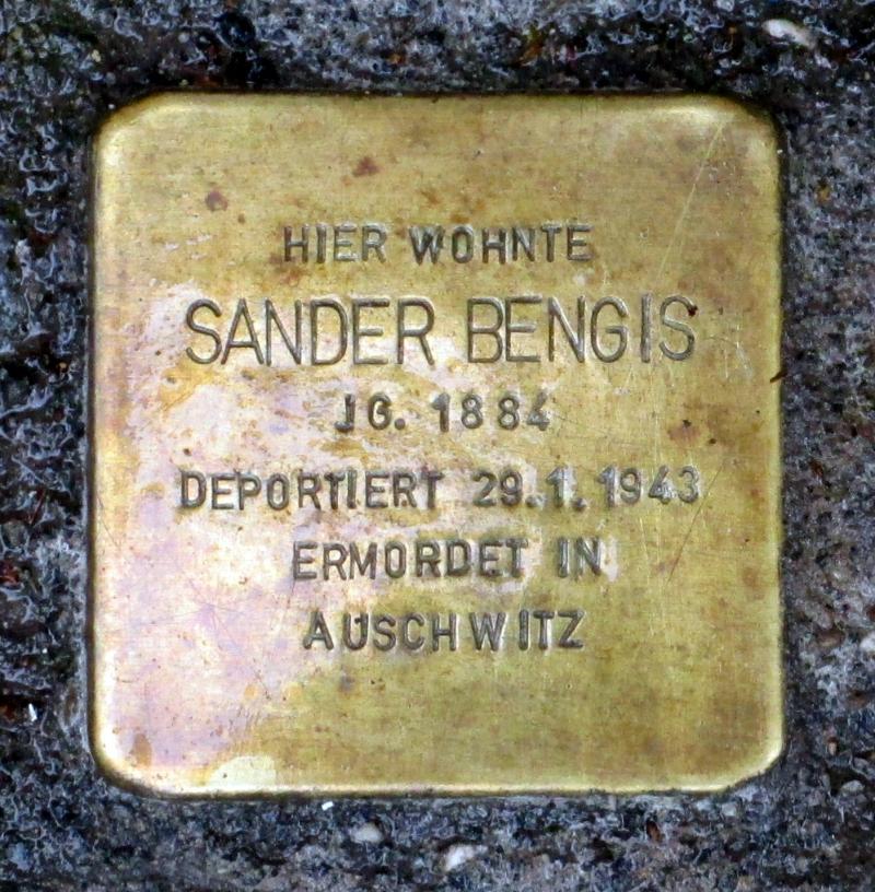 Stolperstein für Sander Bengis