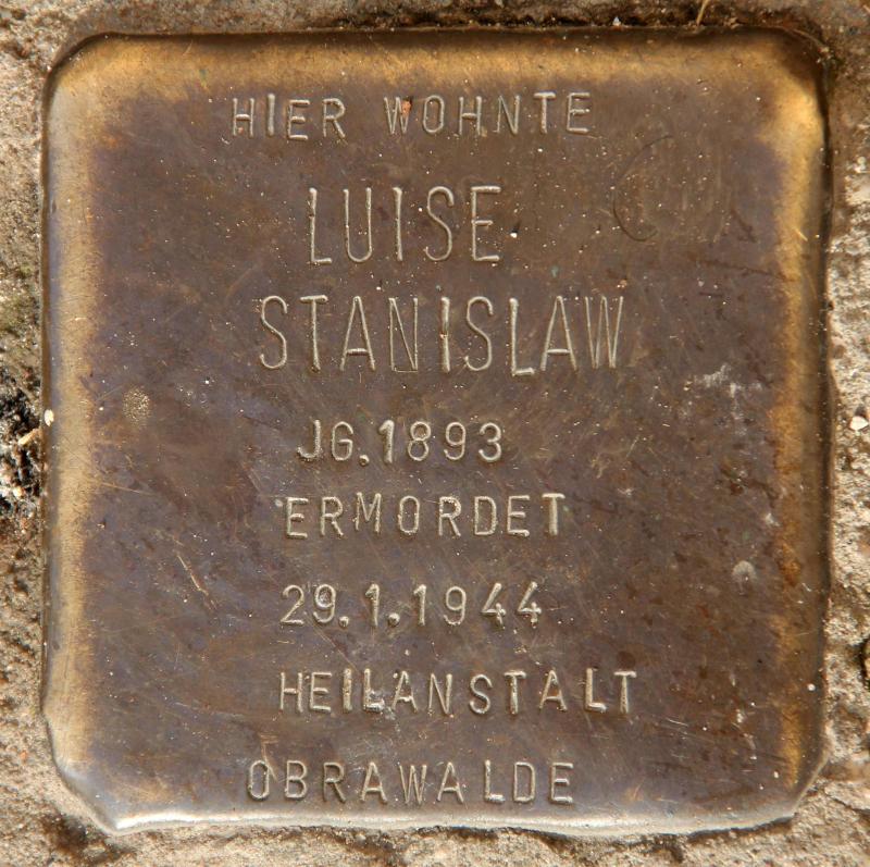 Stolperstein für Luise Stanislaw.
