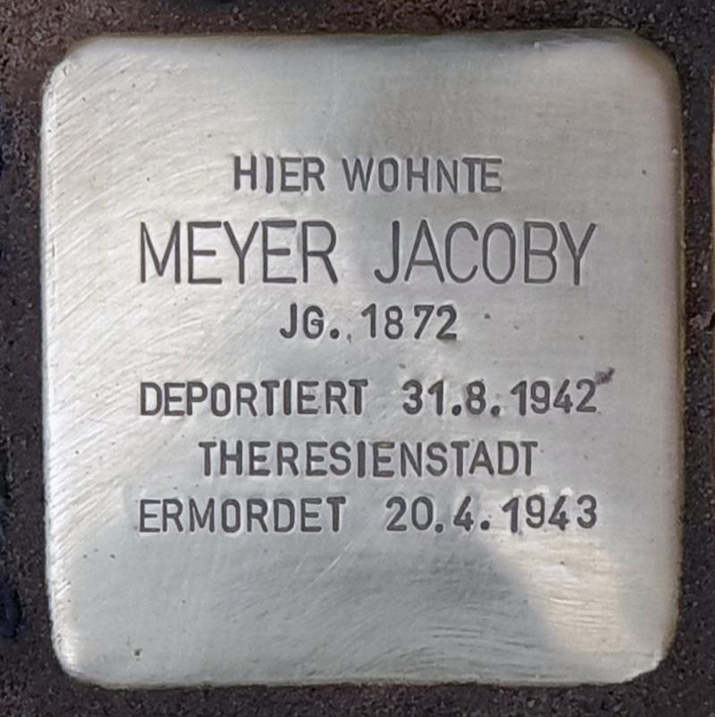 Stolperstein für Meyer Jacoby © OTFW