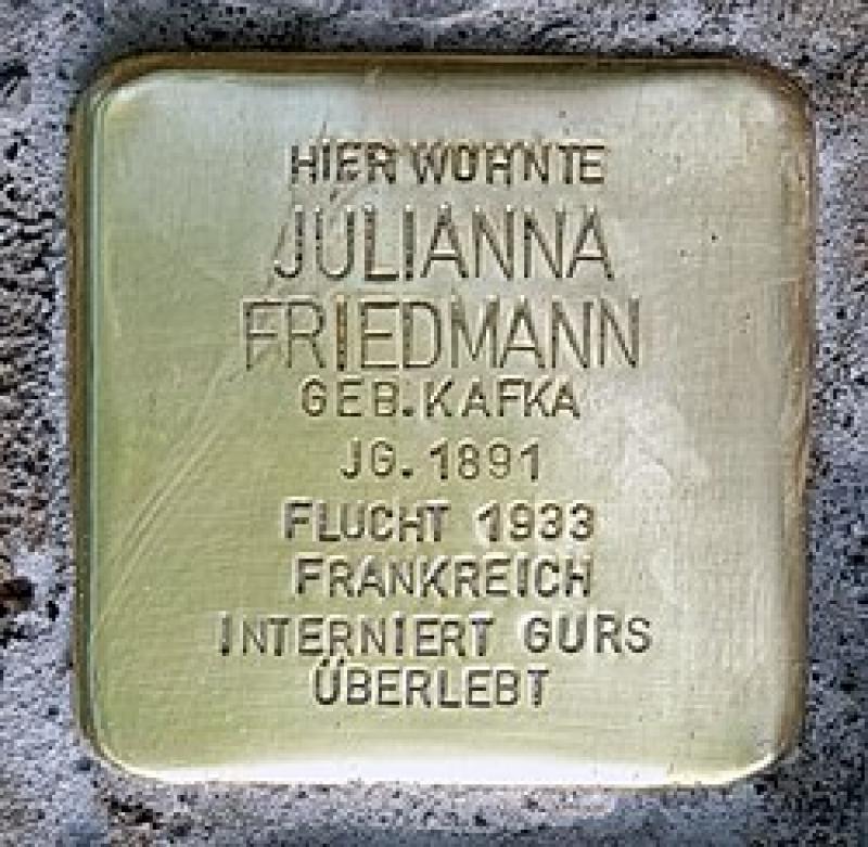 Stolperstein für Julianna Friedmann