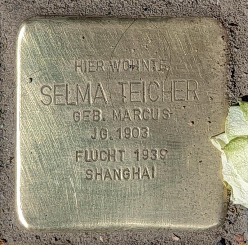 Stolperstein für Selma Teicher © OTFW