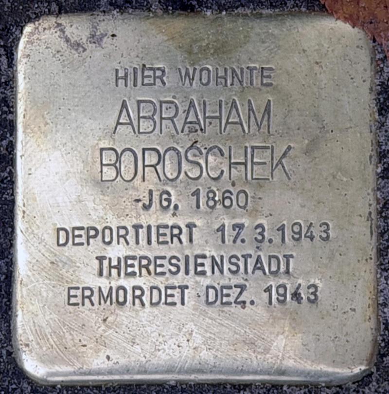 Stolperstein für Abraham Boroschek © OTFW