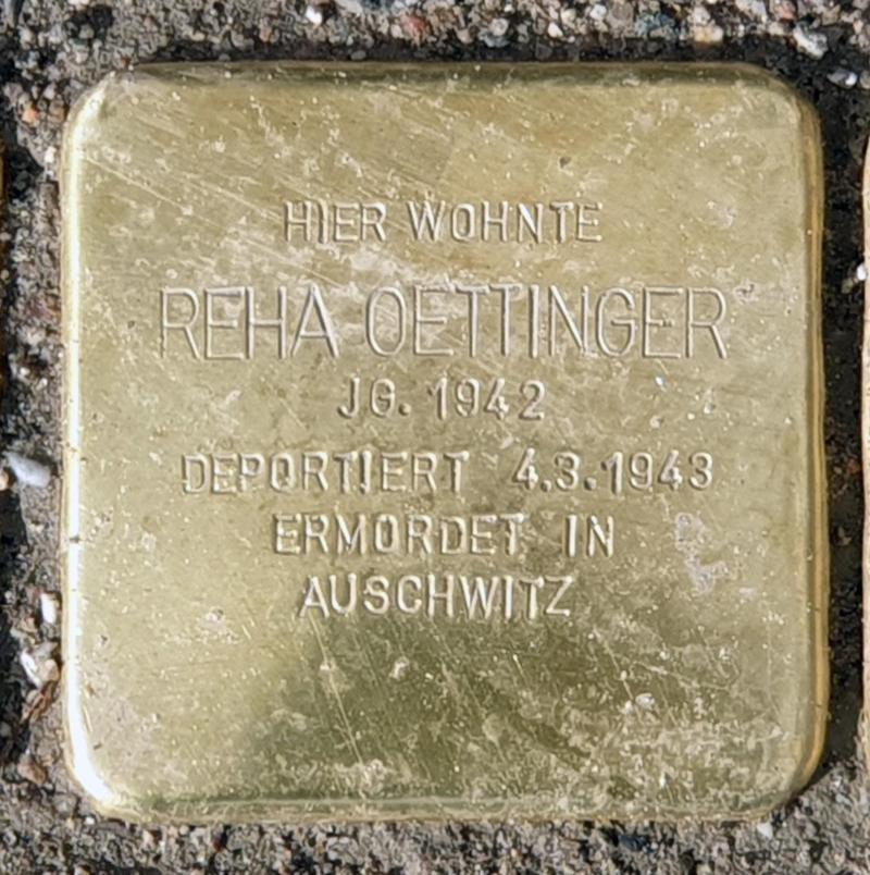 Stolperstein für Reha Oettinger © OTFW