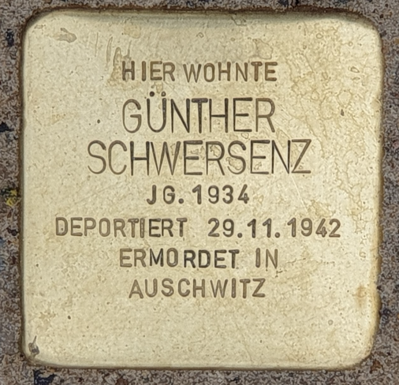 Stolperstein für Günther Schwersenz © OTFW
