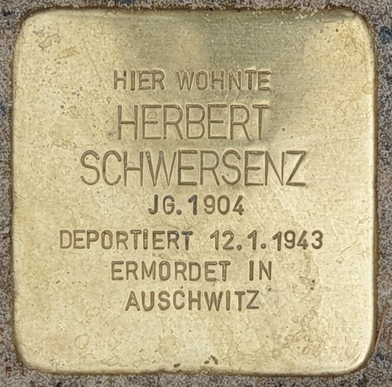 Stolperstein für Herbert Schwersenz © OTFW