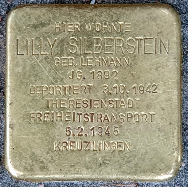 Stolperstein für Lilly Silberstein © OTFW