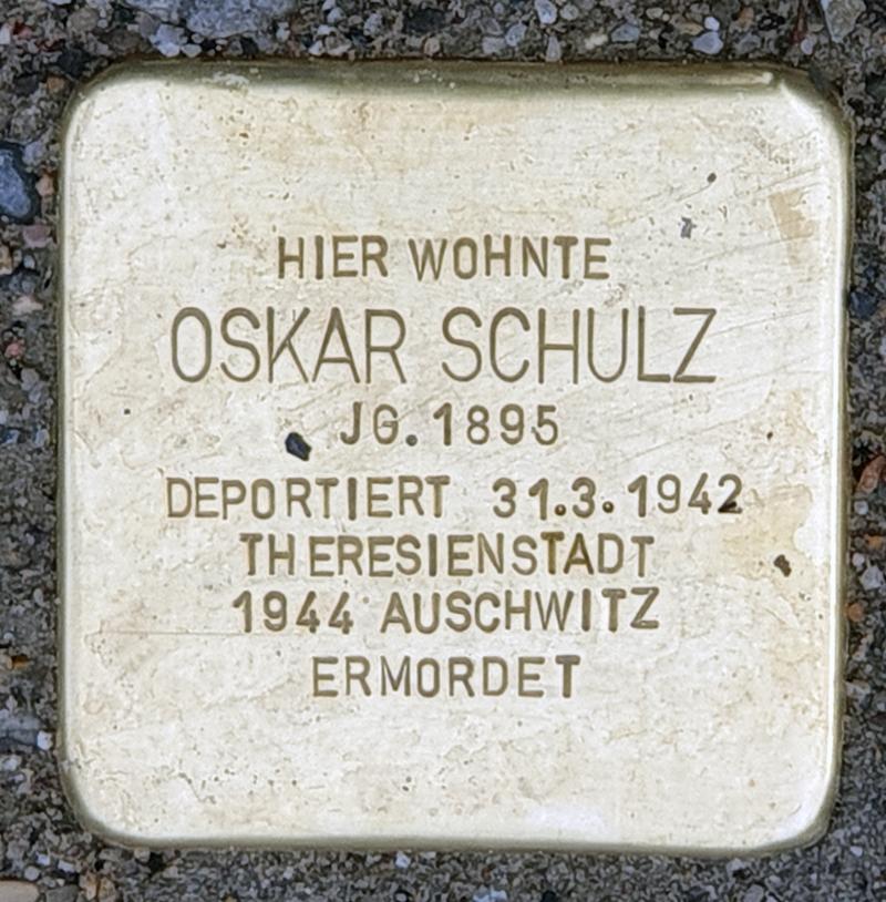 Stolperstein Oskar Schulz @ OTFW Berlin
