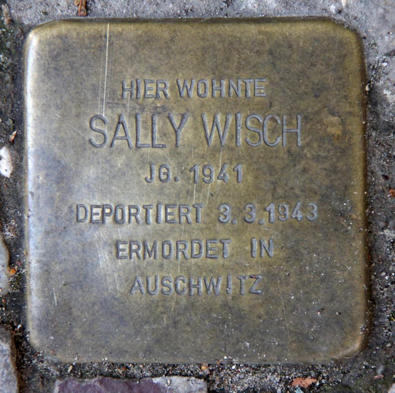 Stolperstein für Sally Wisch © OTFW