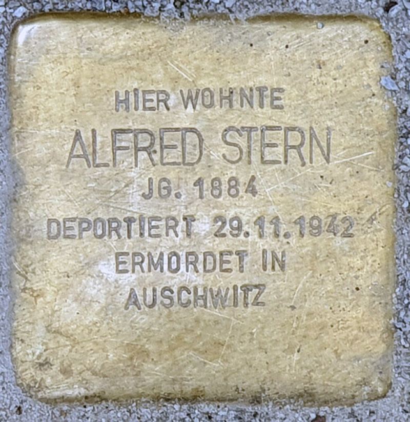 Stolperstein für Alfred Stern © OTFW