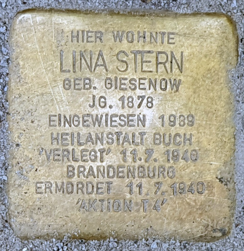 Stolperstein für Lina Stern © OTFW