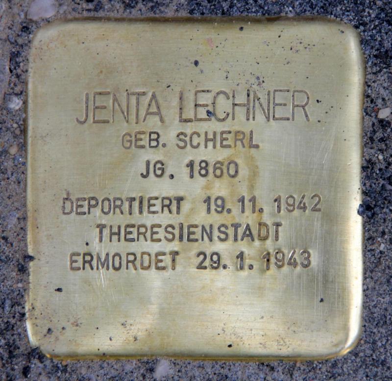 Stolperstein für Jenta Lechner © OTFW